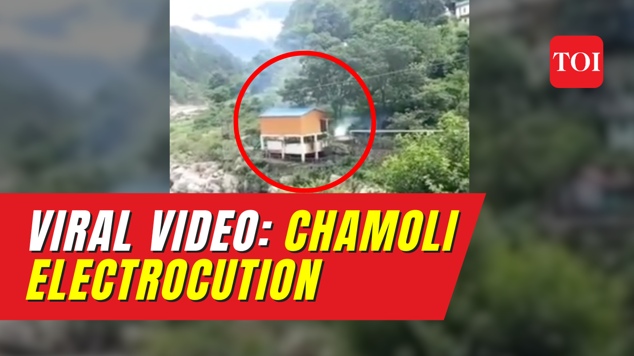 Caught On Viral Video Moment Of Electrocution At Namami Gange Project Site In Chamoli District