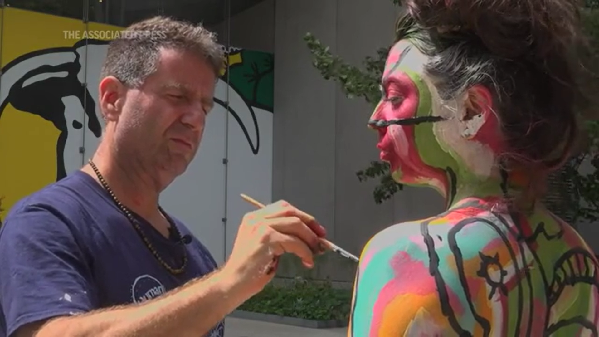 New York artist to hold his last Bodypainting Day