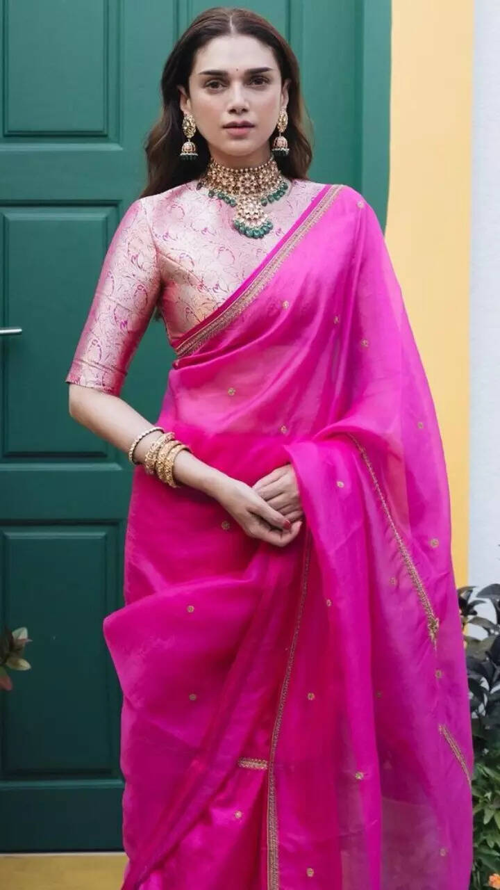 Aditi Rao Hydari is the epitome of grace in sarees