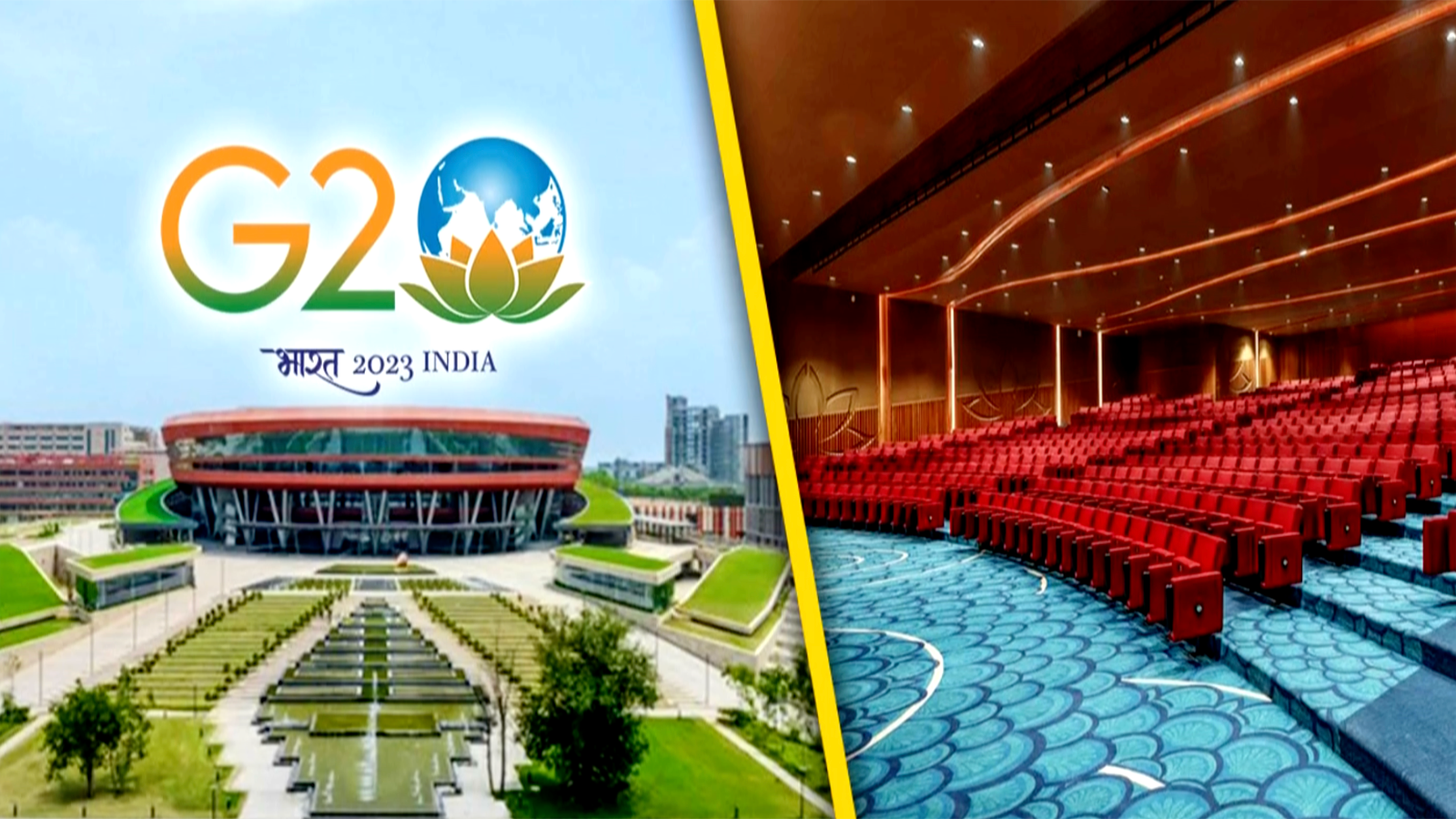 Watch! Breathtaking Visuals Of Revamped G20 Summit Venue ITPO Complex ...