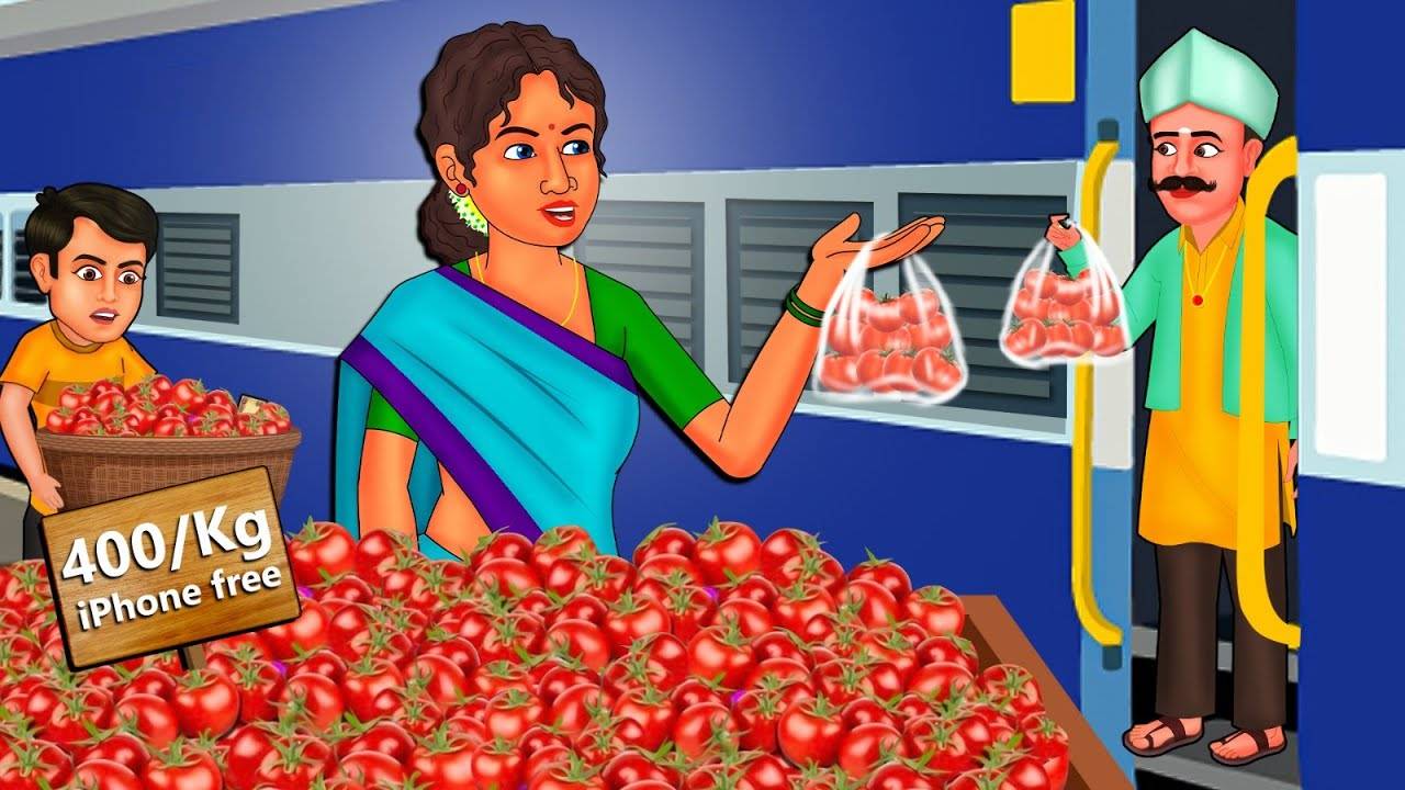 Watch Popular Children Hindi Story 'Lalchi Tamatar Wali' For Kids ...