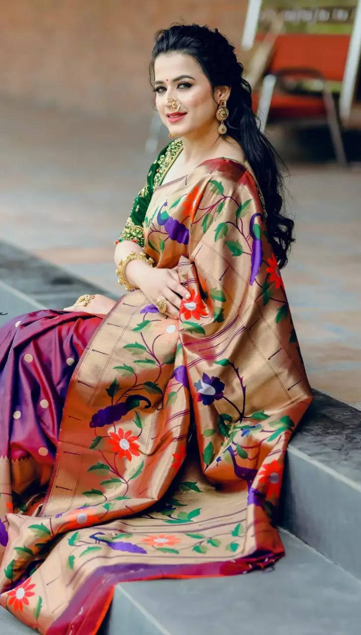 10 Best traditional sarees of Samruddhi Kelkar