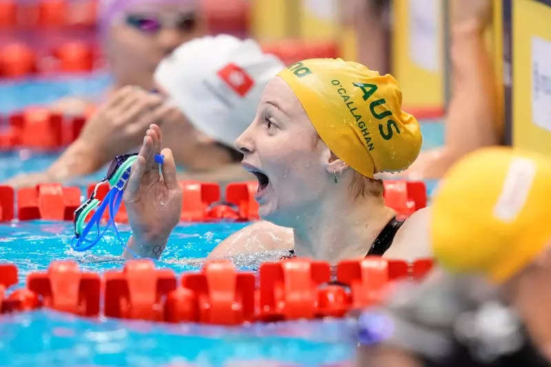 In pictures: Mollie O'Callaghan breaks 200m freestyle record to win gold at Swimming World Championships