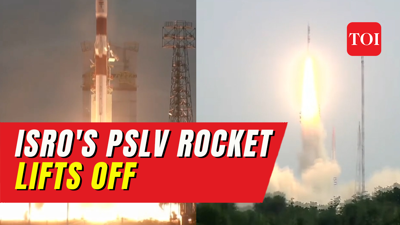 Isros Pslv Rocket Carrying 7 Singaporean Satellites Lifts Off From