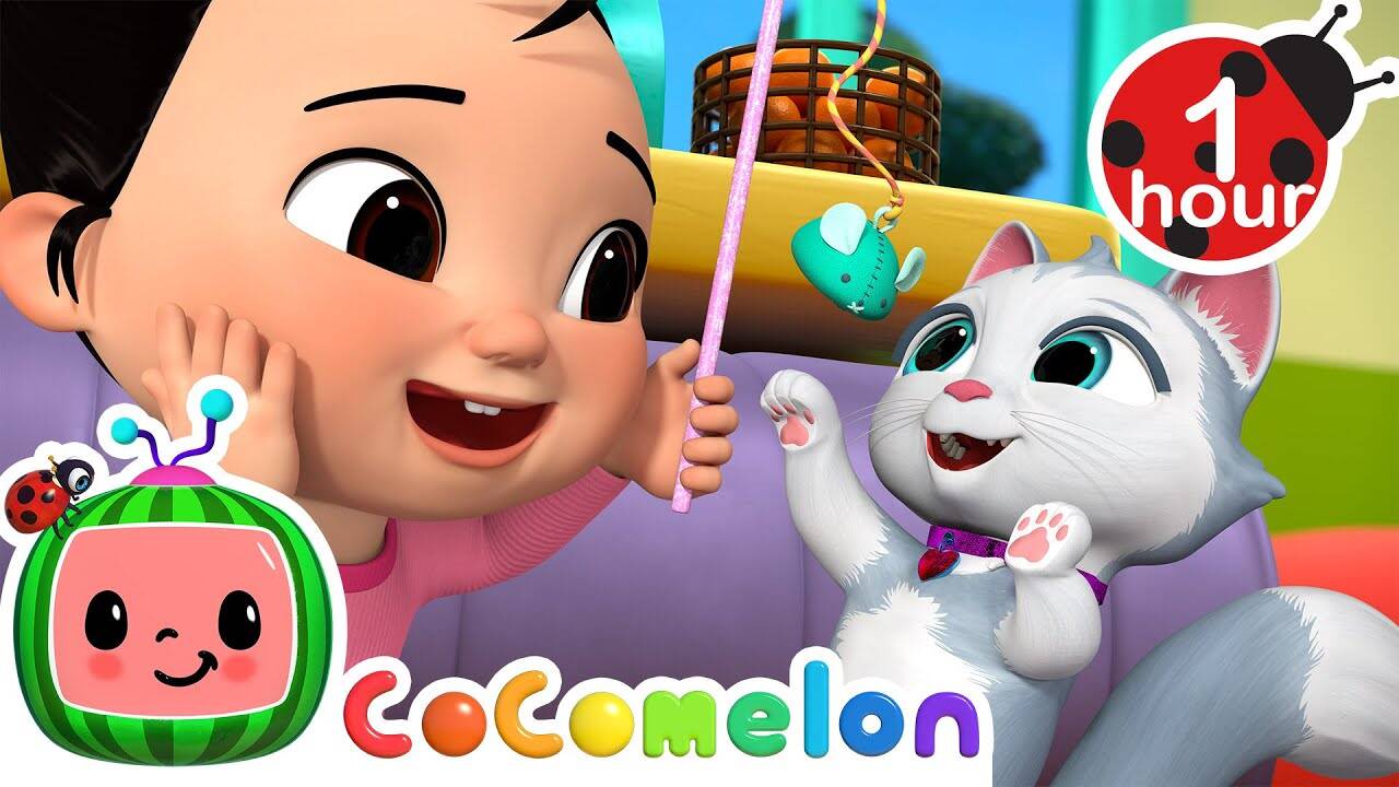 English Nursery Rhymes: Kids Video Song in English 'Cece Had a Little Cat'