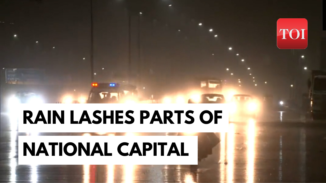 Delhi Rains: Rain Lashes Parts Of National Capital, Noida; More Rains ...