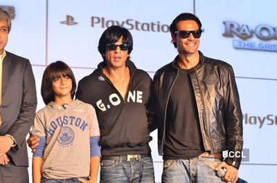 SRK, Arjun @  'Ra-One' game launch