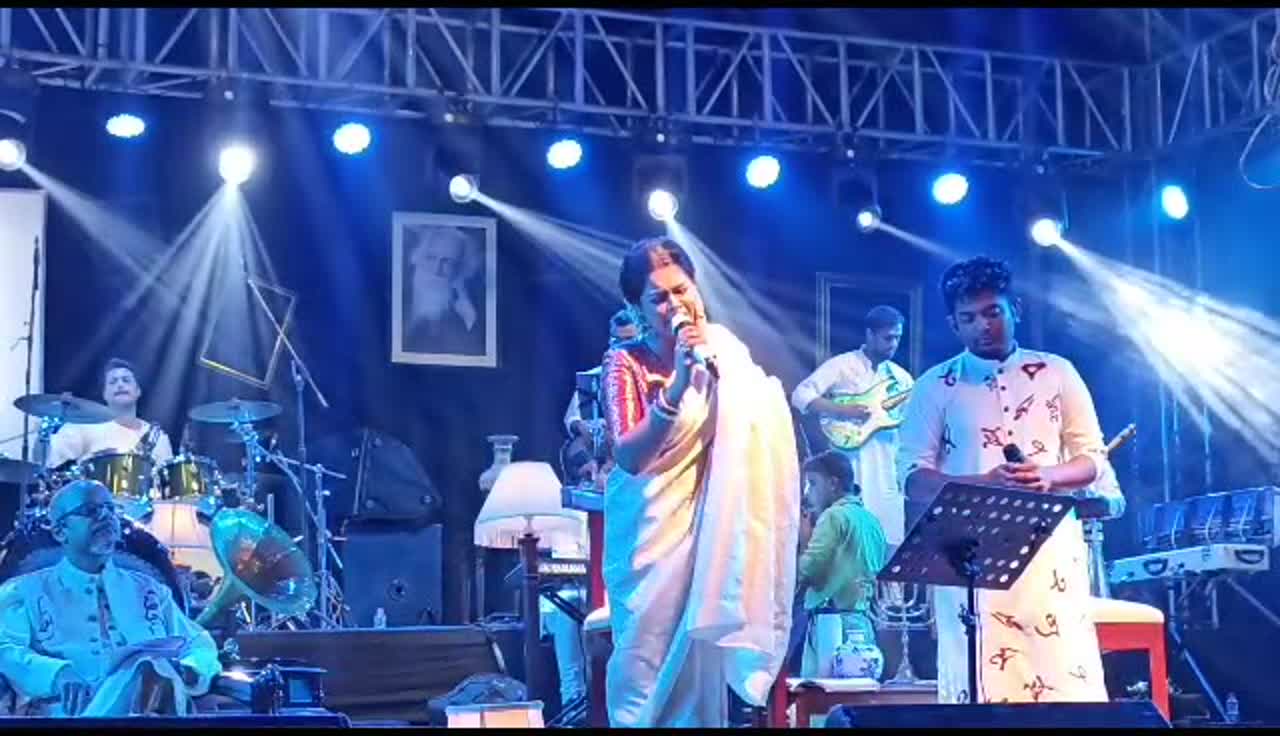 Iman Chakraborty spotted at a musical event