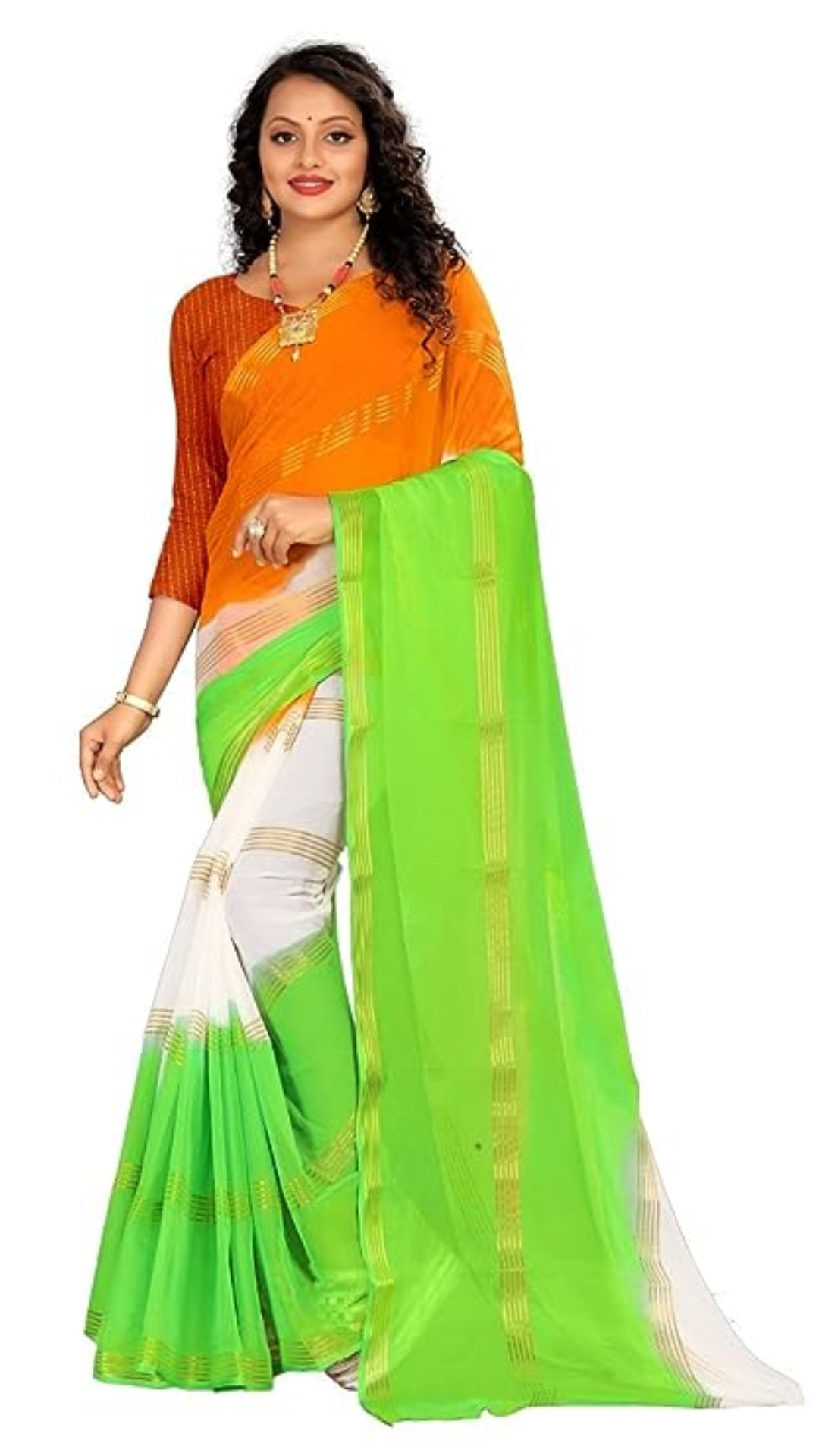 Trisha Tri Color Silk Sarees | Saree, Silk sarees, Silk