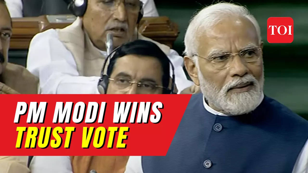 Opposition's No-confidence Motion Defeated In Lok Sabha, Modi Govt Wins ...