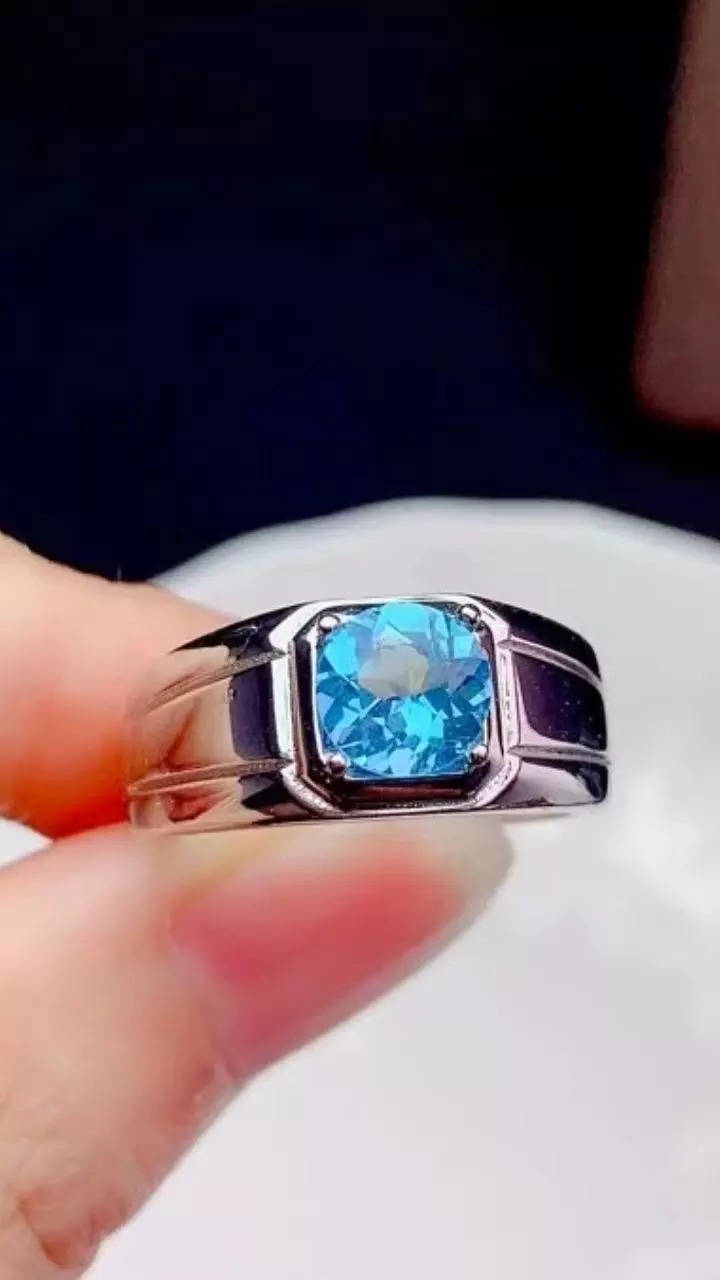 Buy Natural & Certified Blue Sapphire Neelam Gemstone Rings – CLARA
