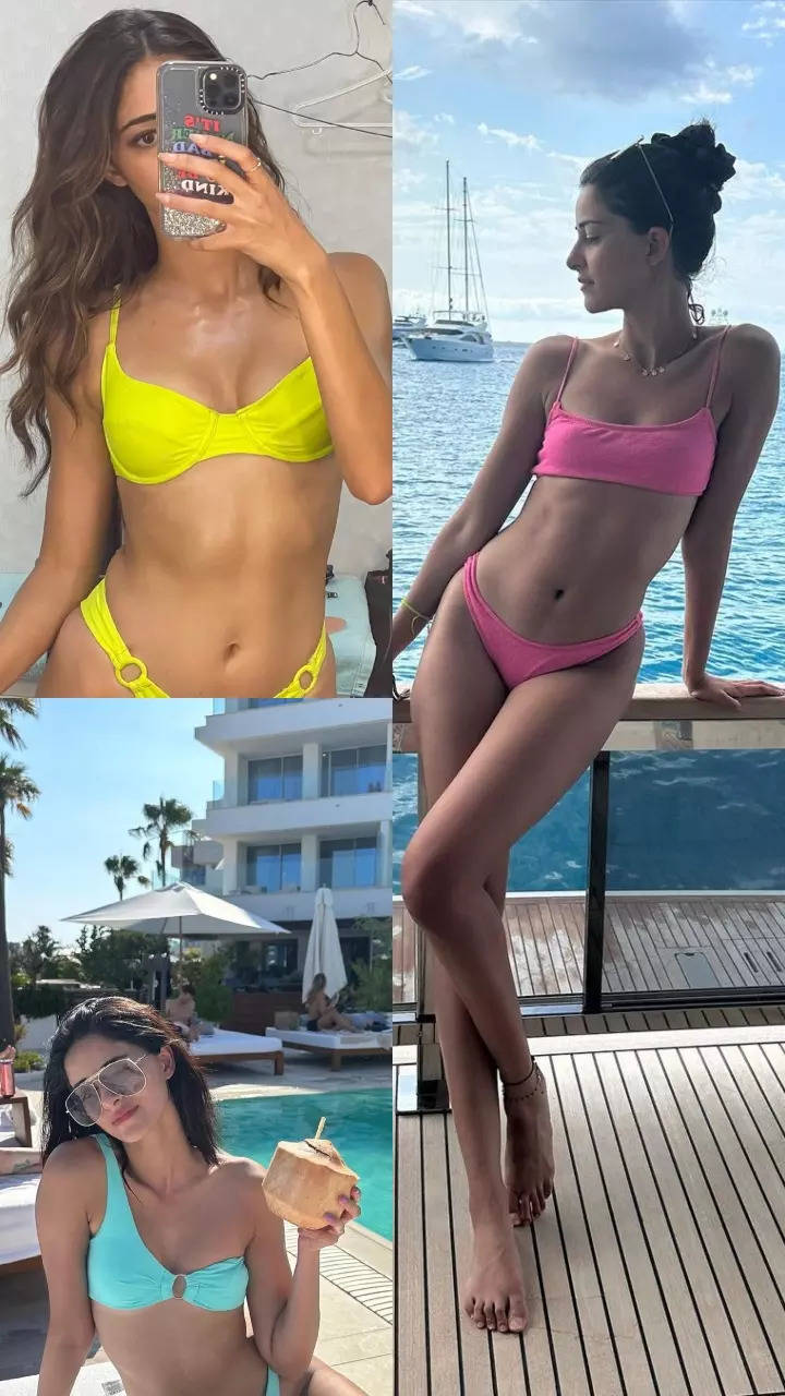 Times when Ananya Panday made heads turn with her bikini avatars