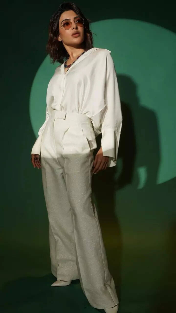 Samantha Ruth Prabhu keeps it chic in a trendy all-white fit