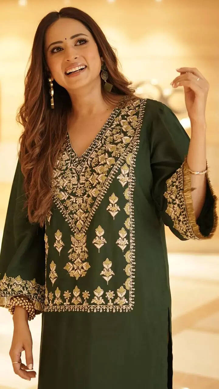 Sargun Mehta exudes elegance in ethnic wear