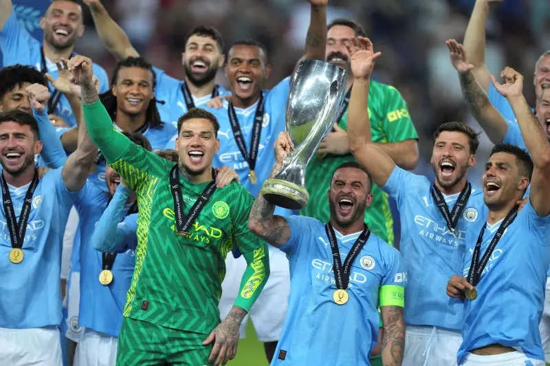 UEFA Super Cup 2023: Manchester City score victory over Sevilla to clinch maiden title, see pictures