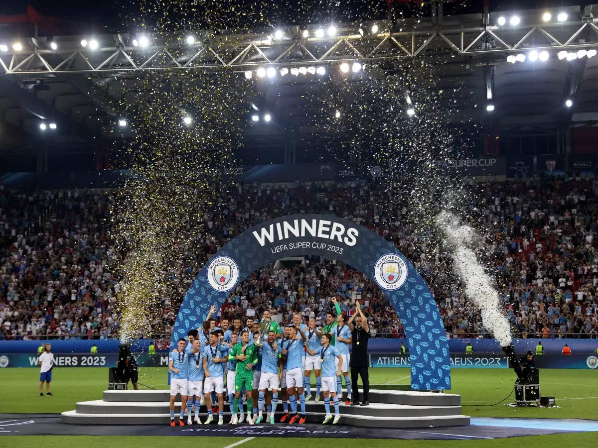 When is the 2023 UEFA Super Cup and who will Manchester City face?