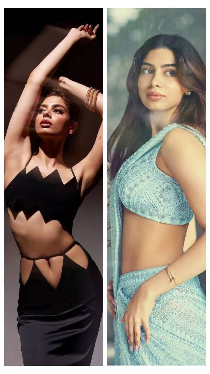 Khushi kapoor navel