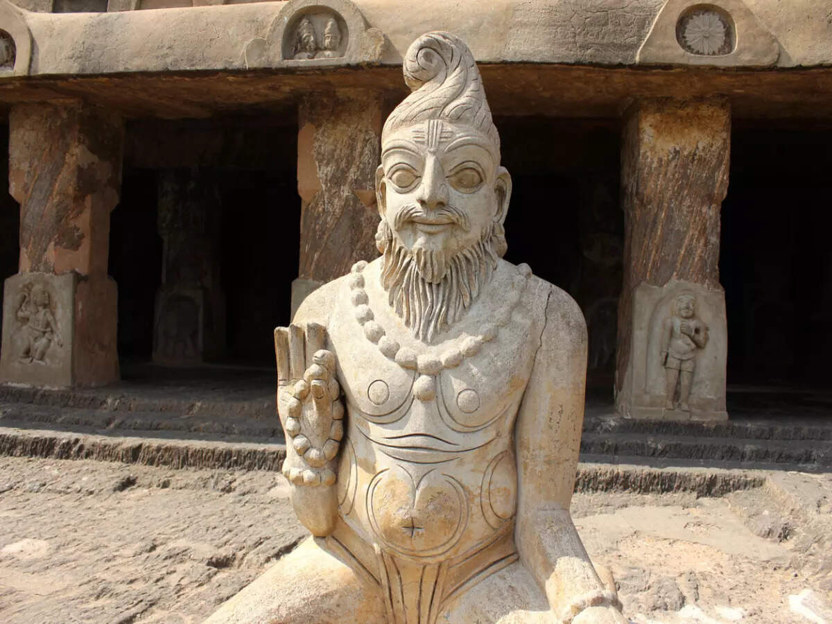 Ancient rockcut caves that are also the greatest examples of religious