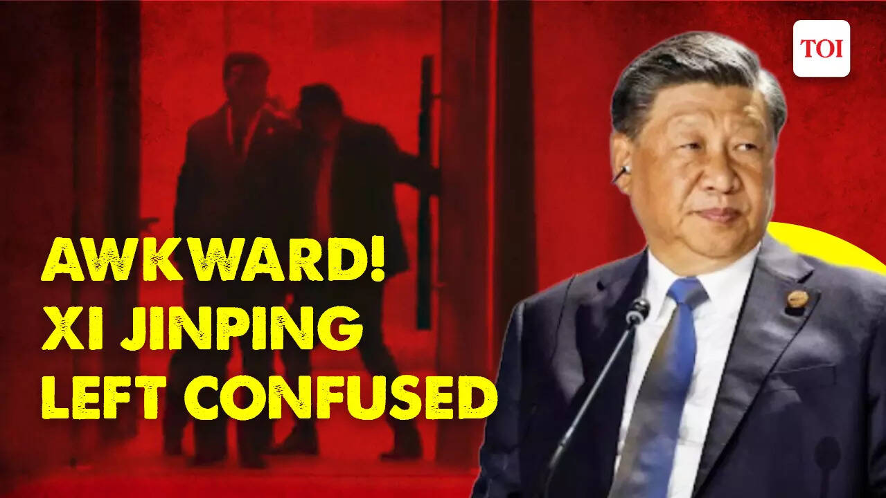BRICS Summit: Xi Jinping's Awkward moment at BRICS caught ON CAM! What ...