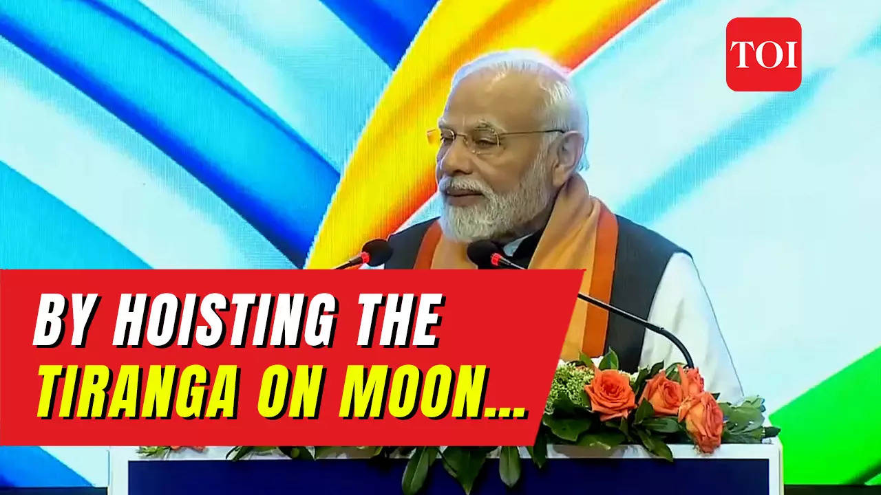 India Displayed Its Ability To World By Hoisting Tricolour On Moon ...