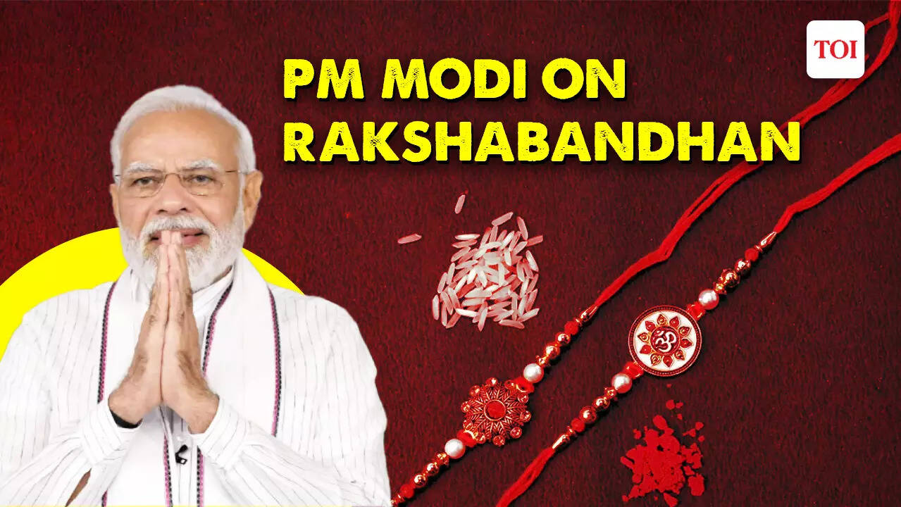 Raksha Bandhan: 'Rakhi from Earth to Chanda Mama': PM Modi links India ...