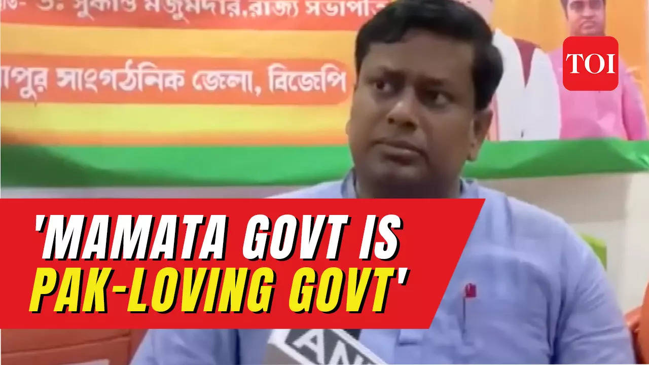 West Bengal BJP Chief Sukanta Majumdar: 'Mamata Govt Is Pak-loving, ISI ...