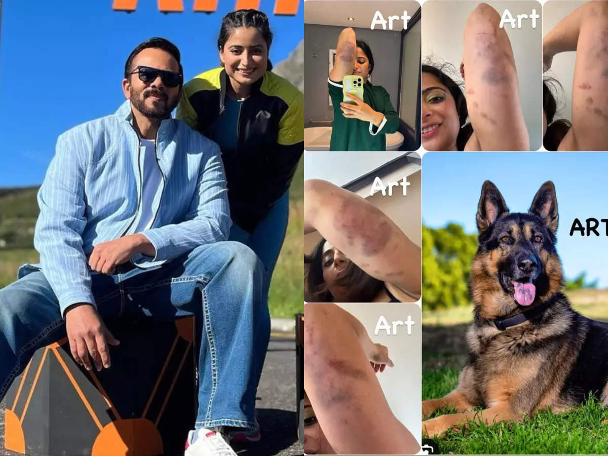 Khatron Ke Khiladi 13: Aishwarya Sharma gets attacked by dog while performing a stunt, see pictures