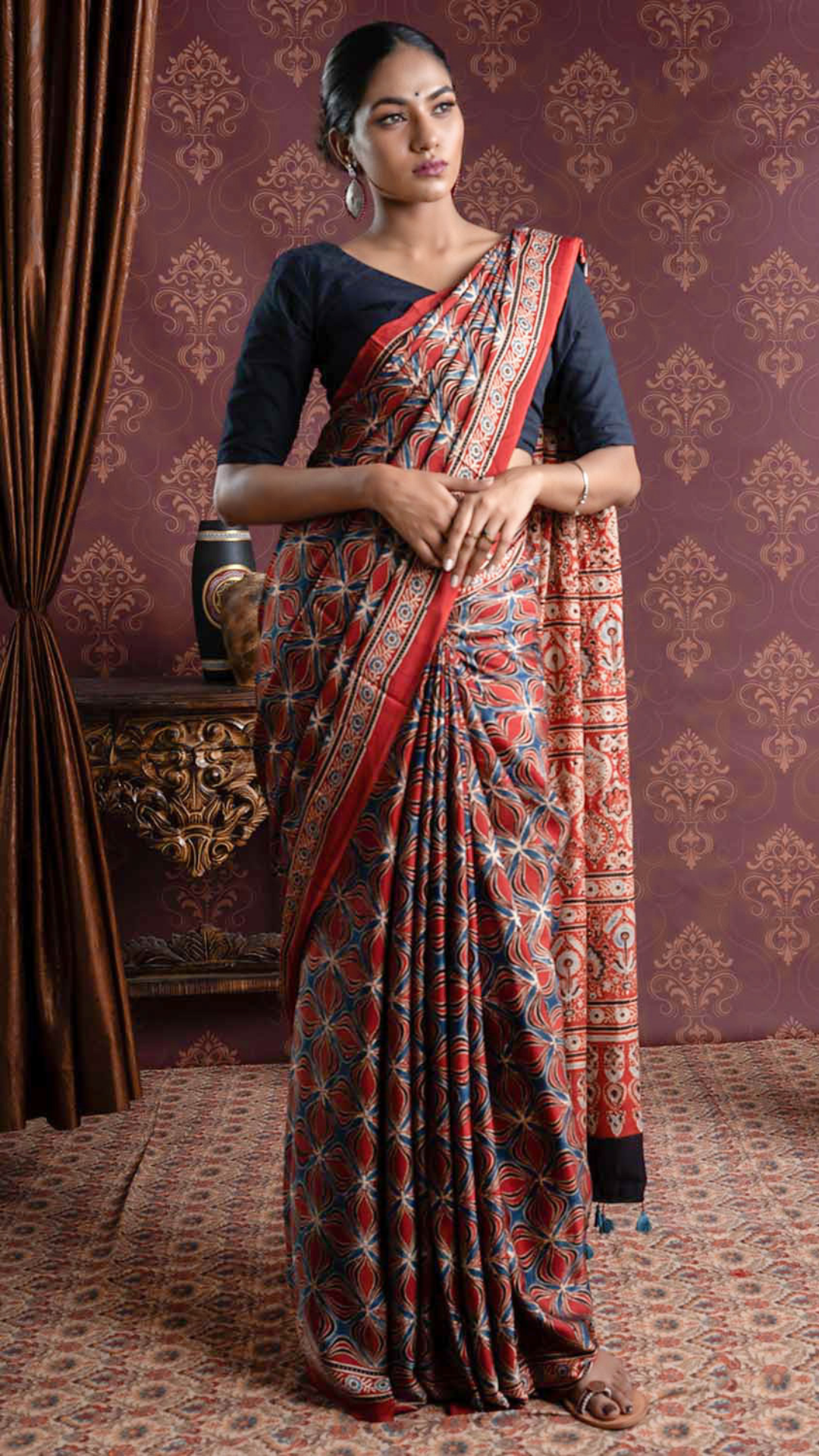 Dhonekhali Cotton Saree – Monamaar