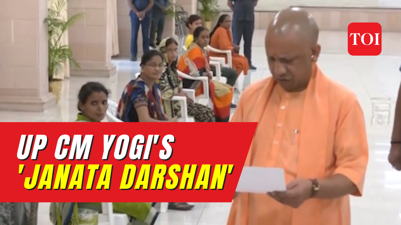 UP CM Yogi Adityanath holds ‘Janata Darshan’ in Lucknow