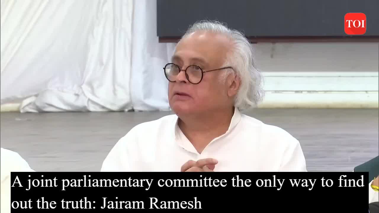 Jairam Ramesh attacks PM Modi on his alleged links to Adani
