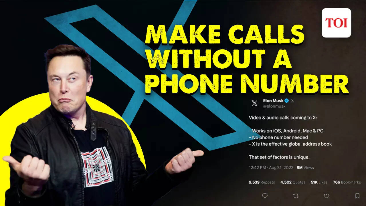 Elon Musk unveils phone-free audio and video calls on X for Android