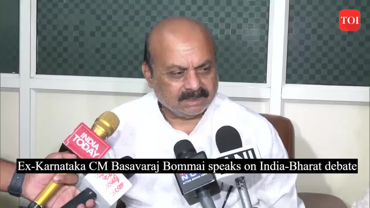 We are restoring original name of our country, says Basavaraj Bommai