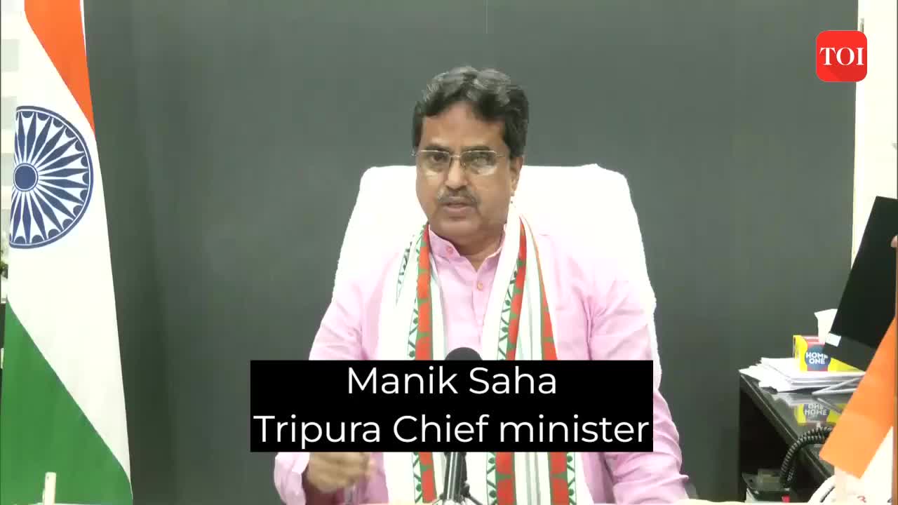 Manik Saha congratulates party workers for bypoll win