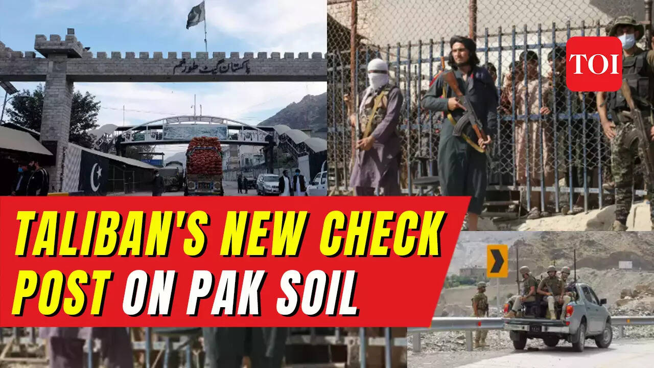 AfghanPakistan Torkham border clashes intensify as Taliban builds