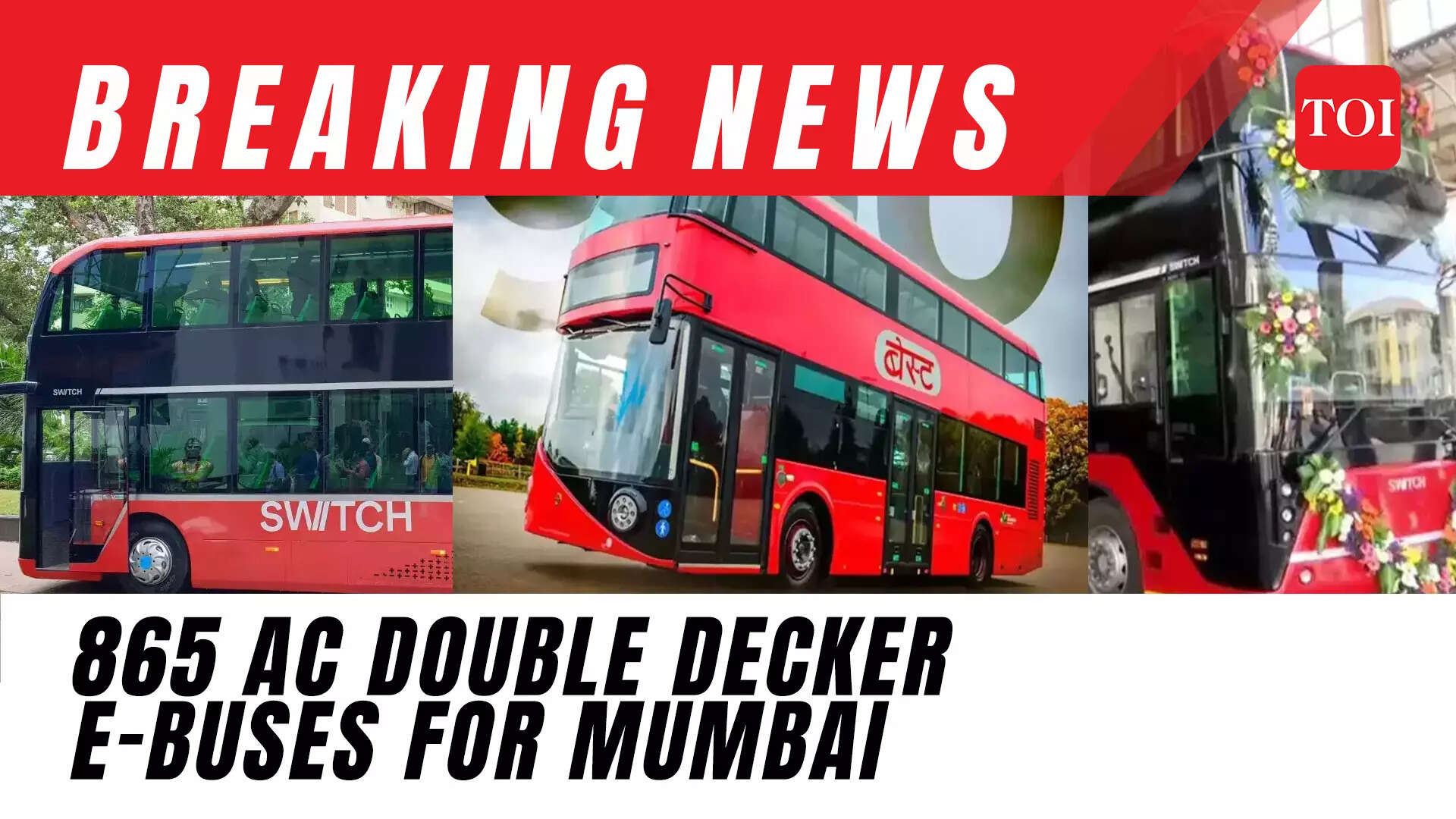 Mumbai: BEST to add 865 new AC double-decker e-buses to its fleet in ...