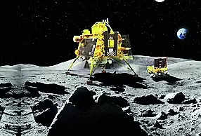 Chandrayaan-3: ISRO releases first footage of Pragyan rover rolling from Vikram lander.