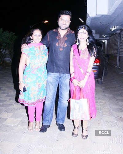 Rajshri with her husband Sanjyot Vaidya during Gautam Chaturvedi's ...