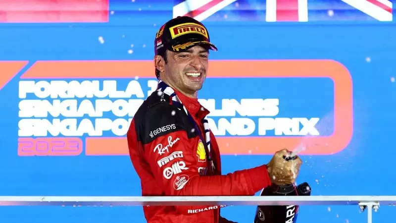 In pictures: Carlos Sainz wins his 2nd career race at F1 Singapore Grand Prix