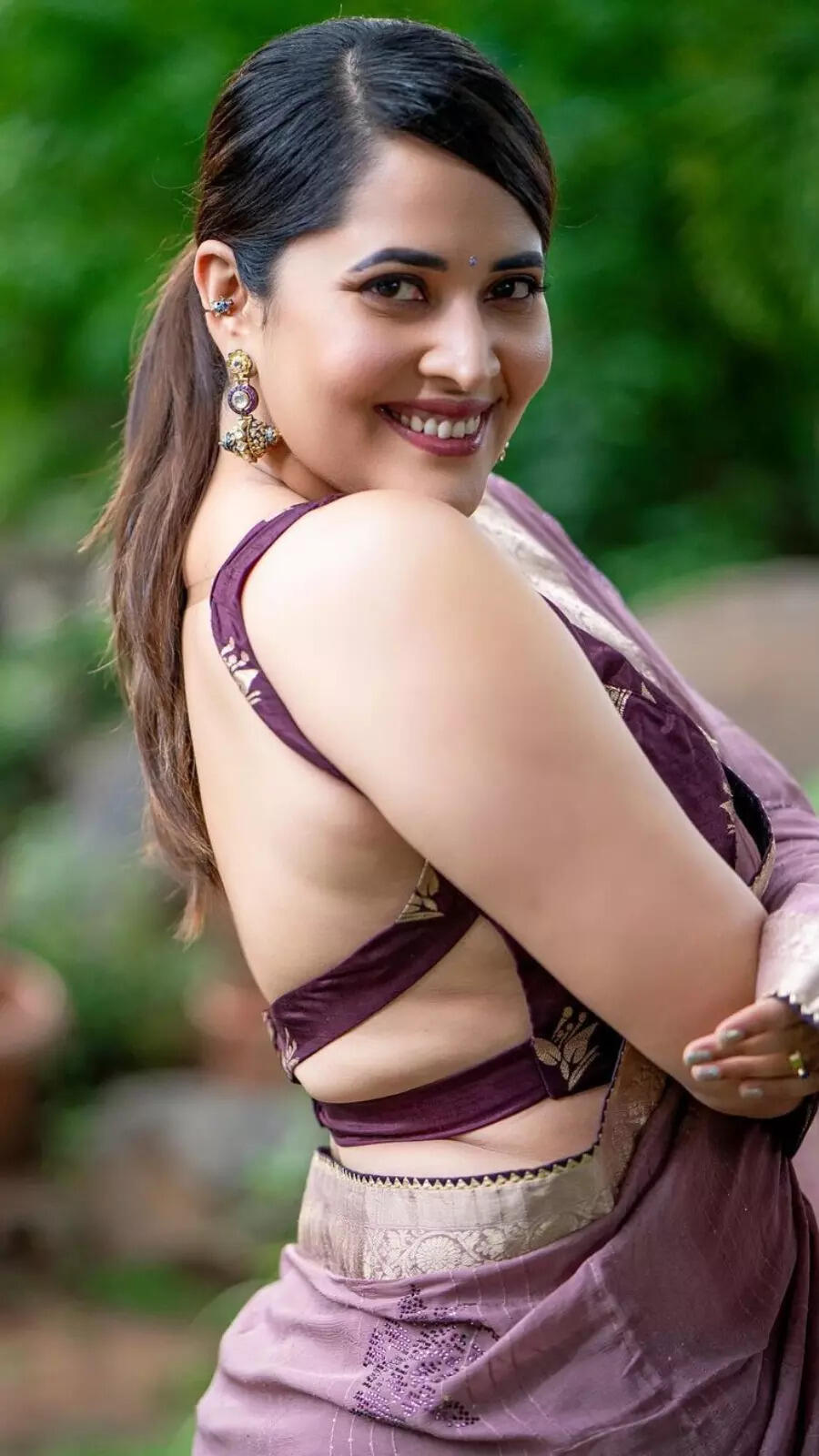 Anasuya Bharadwajs Stunning Saree Looks | Times of India