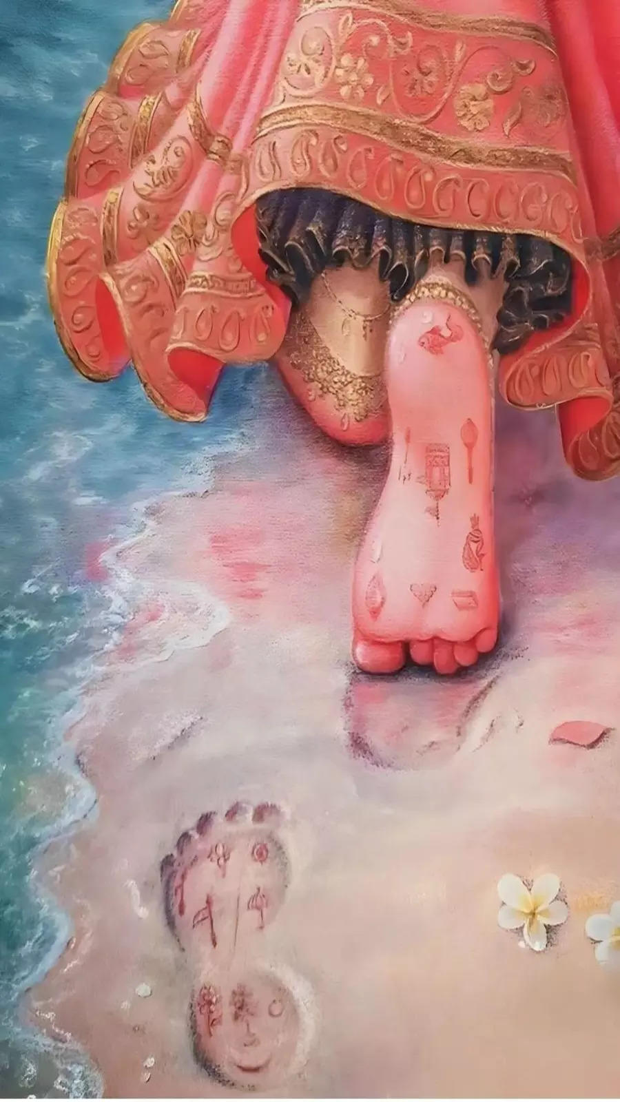 Radha Ranis feet