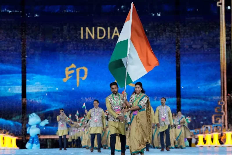 Asian Games 2023 opening ceremony: Harmanpreet Singh and Lovlina Borgohain lead Indian contingent, see pictures