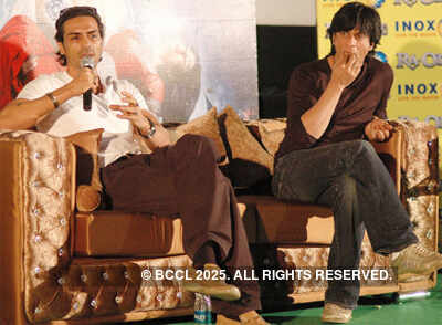 SRK, Arjun promote 'Ra.One'