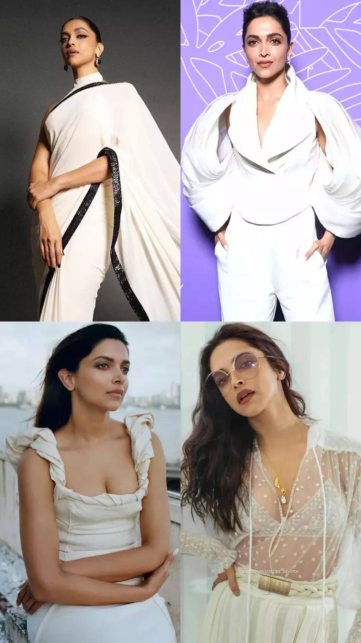 Deepika Padukone's Timeless White Dresses