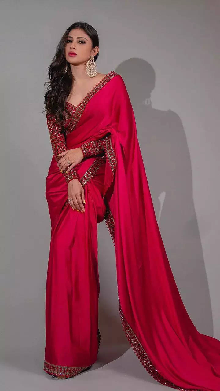 Karwa chauth saree on sale style