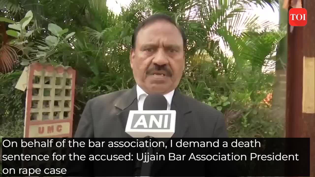 rape case, death sentence: Ujjain lawyers demand death sentence for ...