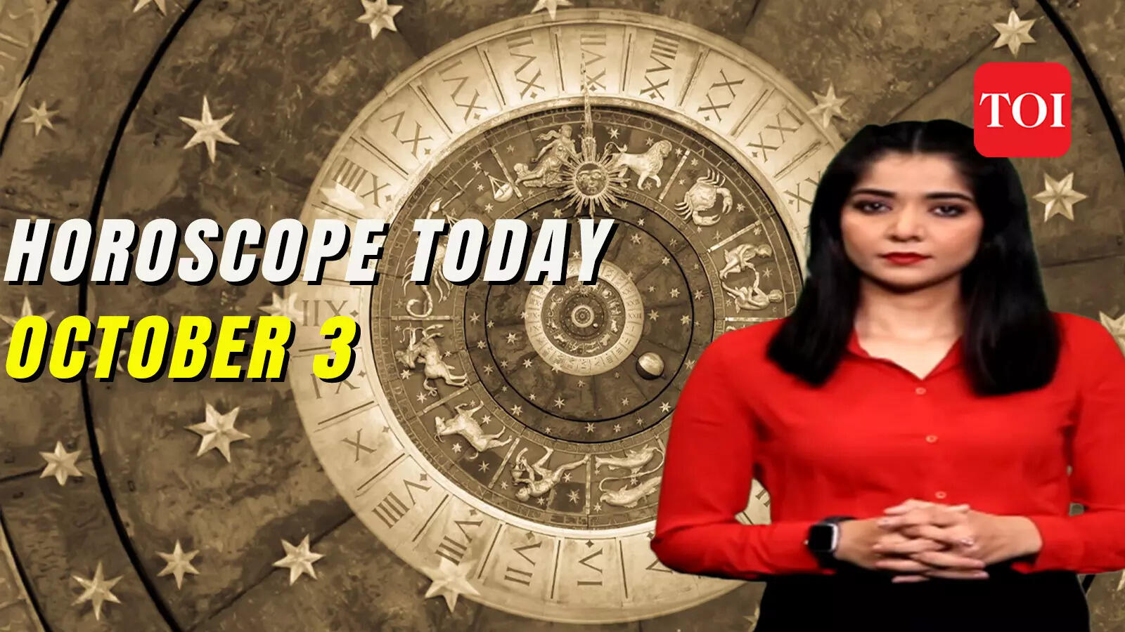 Horoscope today, October 3, 2023 AI anchor's astrological predictions