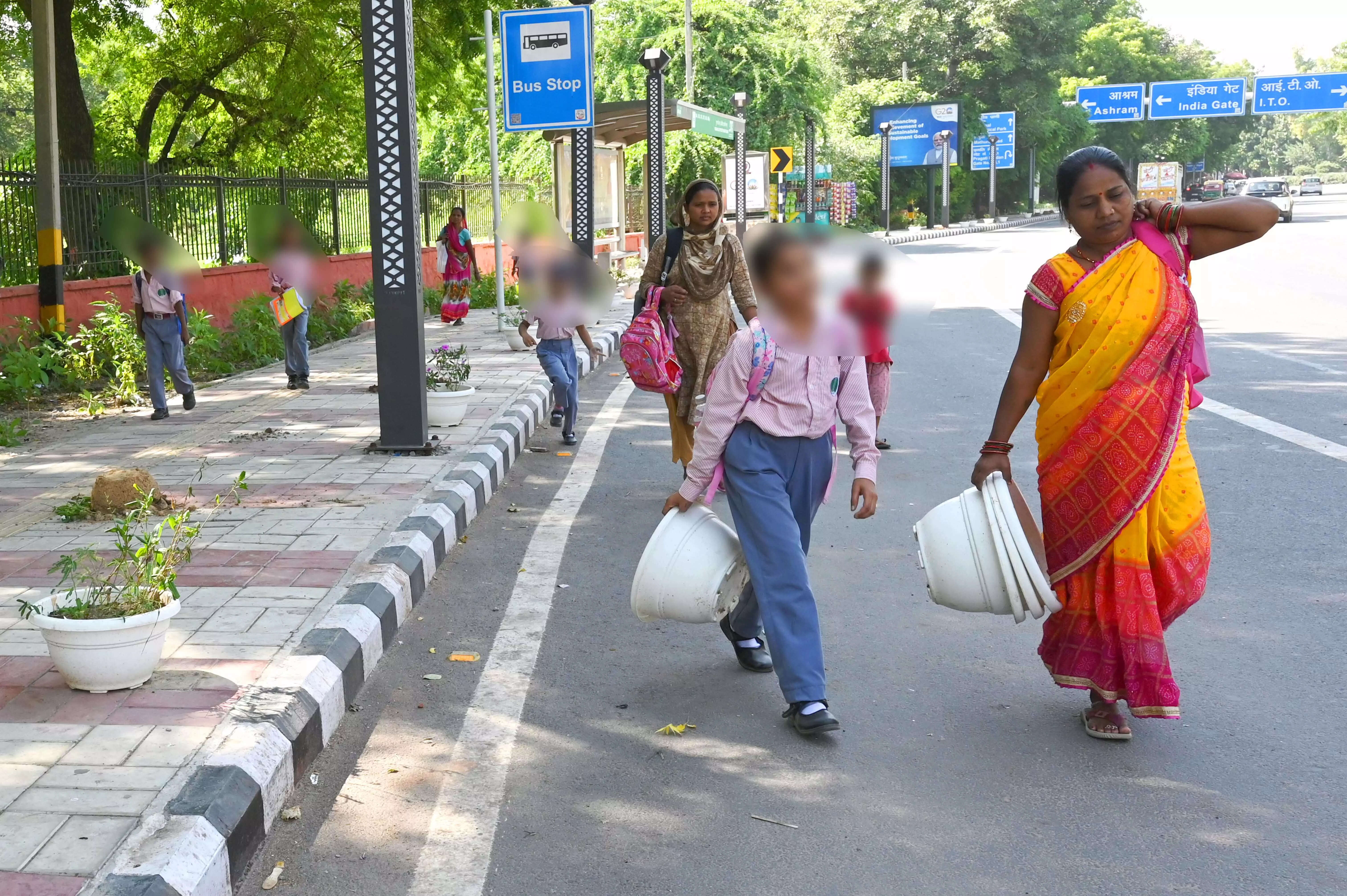 G20 flower pots stolen from Delhi streets