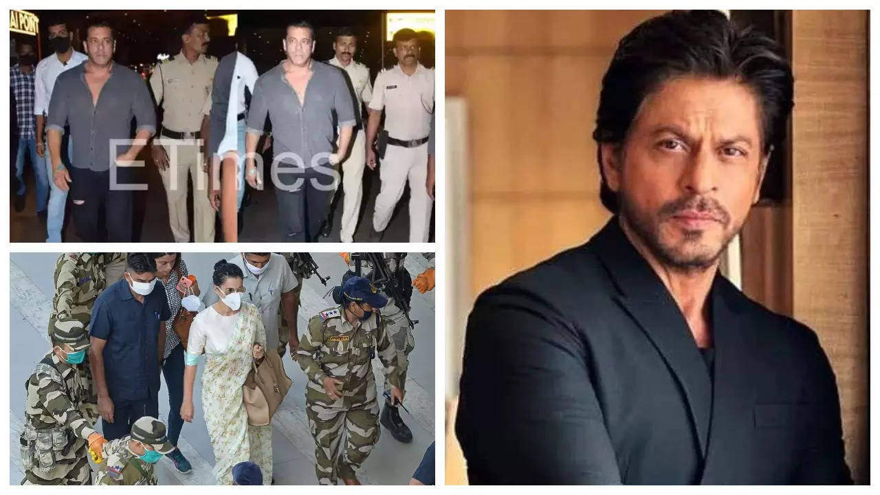 Shah Rukh Khan Salman Khan Kangana Ranaut Bollywood Celebrities With Y Plus Security