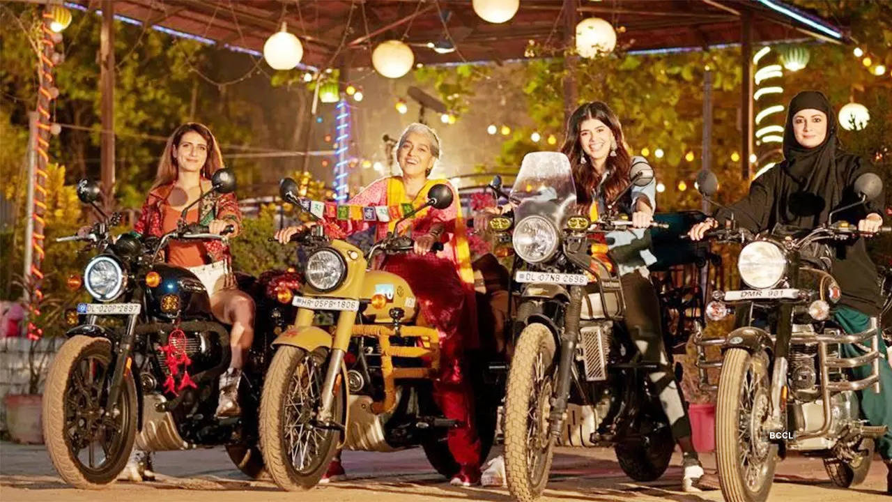 Dhak Dhak Movie Review: The motorcycle adventure will take you to new  heights