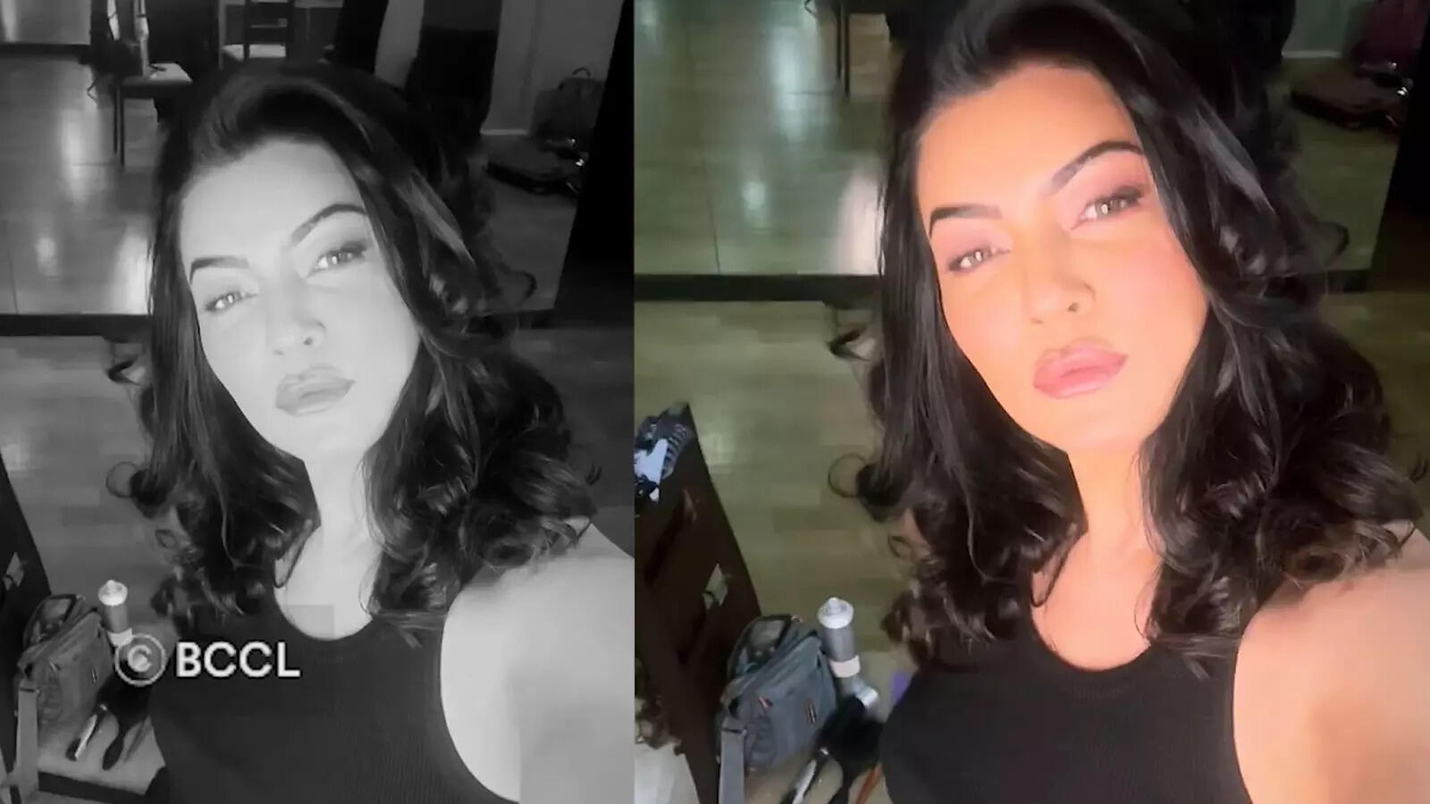 Sushmita Sen sets the ablaze with her allblack look; netizen